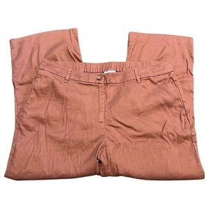J. Jill Linen Stretch Cropped Pants 18